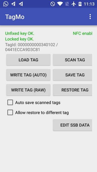 erase nfc tag in tagmo|tagmo retrieve keys.